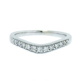 14K White Gold Ladies 0.20 CTW 13 Diamond Band