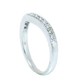 14K White Gold Ladies 0.20 CTW 13 Diamond Band