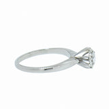 14K White Gold 0.20ct Full Cut Round Diamond Engagement Ring