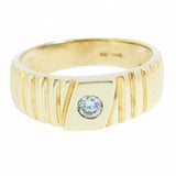 10K Gold Men's 0.23 Carat Natural Diamond Ring