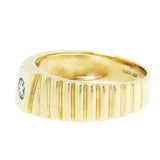 10K Gold Men's 0.23 Carat Natural Diamond Ring