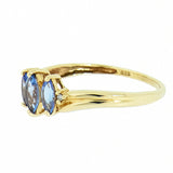 10K Ladies Tanzanite and Diamond Ring