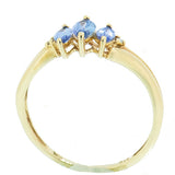 10K Ladies Tanzanite and Diamond Ring