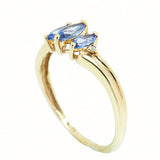 10K Ladies Tanzanite and Diamond Ring