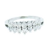 10K White Gold 1.15 ctw Diamond Anniversary Band