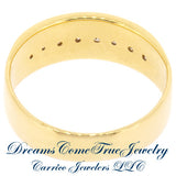14K Yellow Gold 0.24 ctw, 8 Diamond  Band