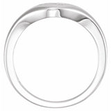 14K Gold or Sterling Silver Dove Ring