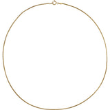 14K or Sterling SIlver Snake Chain 1mm