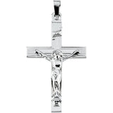 14K Gold Crucifix Pendant in 2 sizes