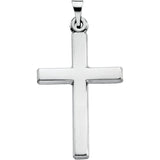 14K Gold Cross Pendant 24.5 x 16.5mm