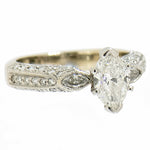 14K White Gold Ladies 1.50 CTW Marquise Diamond Engagement Ring