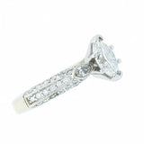 14K White Gold Ladies 1.50 CTW Marquise Diamond Engagement Ring