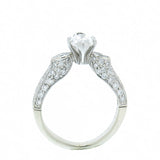 14K White Gold Ladies 1.50 CTW Marquise Diamond Engagement Ring