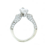 14K White Gold Ladies 1.50 CTW Marquise Diamond Engagement Ring