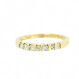 14K Gold Ladies 0.30 CTW 7 Diamond Band
