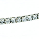 14K White Gold Tennis Bracelet 1.50 CTW with 52 Diamonds