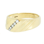 14K Gold 0.40 CTW Ladies 5 Diamond Fashion ring