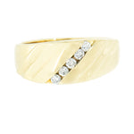 14K Gold 0.40 CTW Ladies 5 Diamond Fashion ring