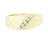14K Gold 0.40 CTW Ladies 5 Diamond Fashion ring