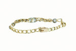 14K Yellow Gold Custom Ladies Bracelet 1.12 CTW with 16 Diamonds