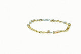 14K Yellow Gold Custom Ladies Bracelet 1.12 CTW with 16 Diamonds