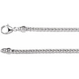 Sterling Silver Foxtail Chain 2.75mm