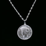 1925 Silver Dollar Necklace with 28 Inch Sterling Silver Chain (Copy) (Copy)