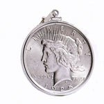 1925 Silver Dollar Necklace with 28 Inch Sterling Silver Chain (Copy) (Copy)