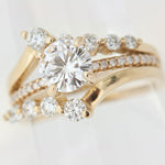 14K Gold  Diamond Bridal Set