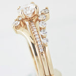 14K Gold  Diamond Bridal Set