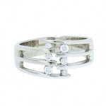 14K Gold Ladies 1/5 Carat or 0.20 Carat Total Weight Diamond Ring