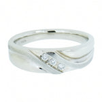 10K Gold 0.15 CTW Men's 3 Diamond Ring