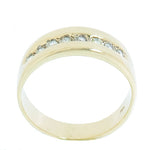 14K Yellow Gold 0.24 ctw, 8 Diamond  Band