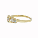 14K Gold Diamond Anniversary Band