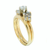 14K Gold 1.20 CTW Diamond Bridal Wedding Set