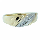 10K Gold 0.15 CTW 5 Diamond  Band