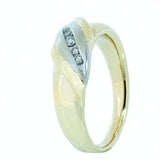 10K Gold 0.15 CTW 5 Diamond  Band