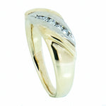 10K Gold 0.15 CTW 5 Diamond  Band