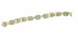 14K Yellow Gold Custom Ladies Bracelet CTW with  Diamonds