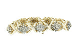 14K Yellow Gold Custom Ladies Bracelet CTW with  Diamonds