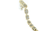 14K Yellow Gold Custom Ladies Bracelet CTW with  Diamonds