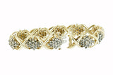 14K Yellow Gold Custom Ladies Bracelet CTW with  Diamonds