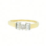 14K Gold 0.37 ctw Diamond Engagement Ring
