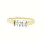 14K Gold 0.37 ctw Diamond Engagement Ring