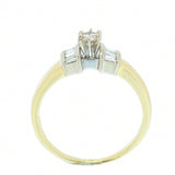 14K Gold 0.37 ctw Diamond Engagement Ring