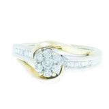 10K Gold 0.57 CTW Ladies Diamond Ring