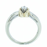 14K Gold 0.15 CTW Ladies Diamond Cocktail Ring