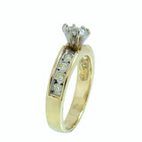 14K Gold 0.71 CTW Marquise Diamond Engagement Ring