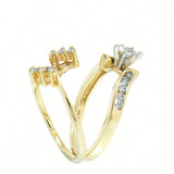 14K Gold 0.61 CTW Marquise Diamond Bridal Set