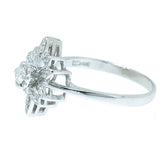 14K Gold 0.30 CTW Ladies Diamond Cluster Cocktail Ring